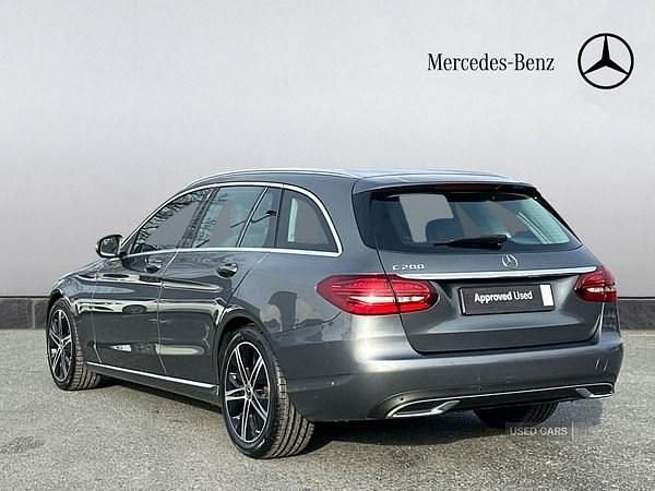 Begagnad Mercedes C200 198 HK (145 kW) 2019 Grå Kombi