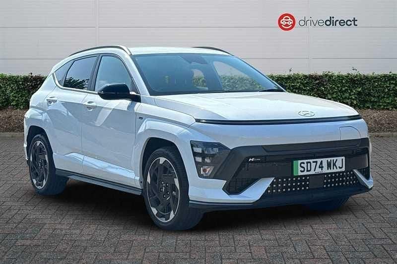 White Used 2024 Hyundai Kona N Line SUV | £22,619 (A bit pricey) - Image 1/4
