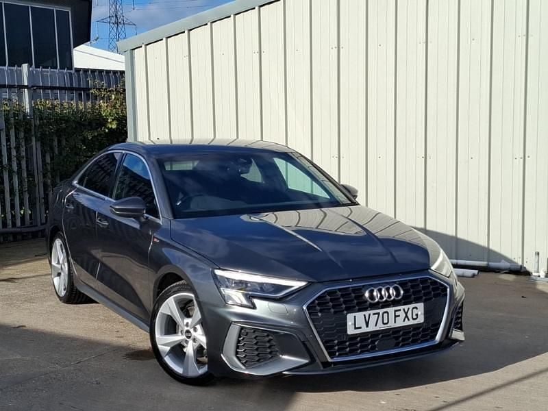 Used Audi A3 S-Line 110 HP (80 kW) 2021 Grey Sedan