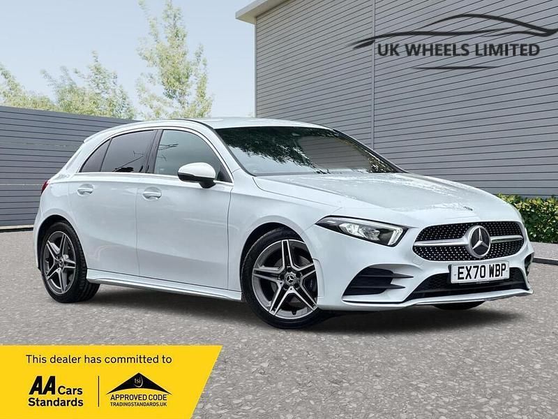 White Used 2020 Mercedes A200 AMG line Hatchback | £16,690 (Good price) - Image 1/3