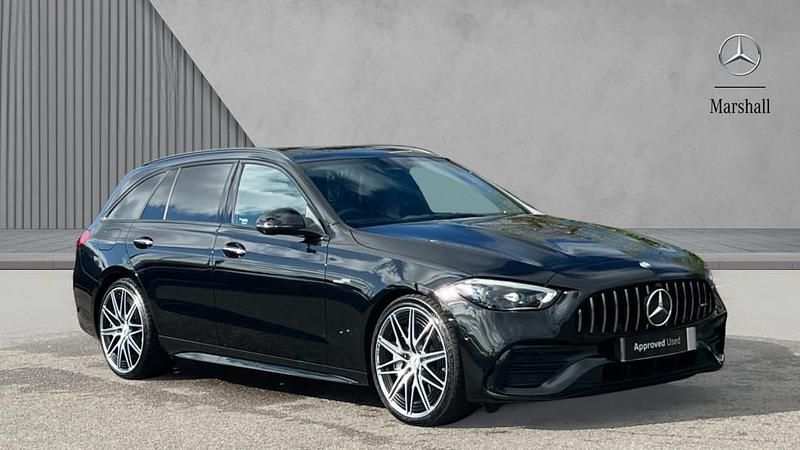 Used Mercedes C43 AMG Premium Plus 421 HP (309 kW) 2025 Obsidian black metallic