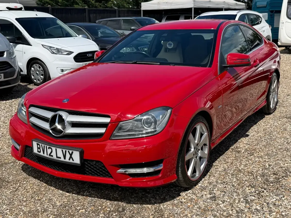 Used Mercedes C180 Sport Edition 2012 Red Coupe