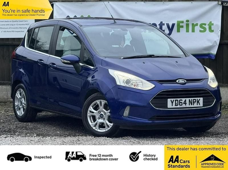 Used Ford B-MAX Zetec 100 HP (73 kW) 2014 Blue MPV