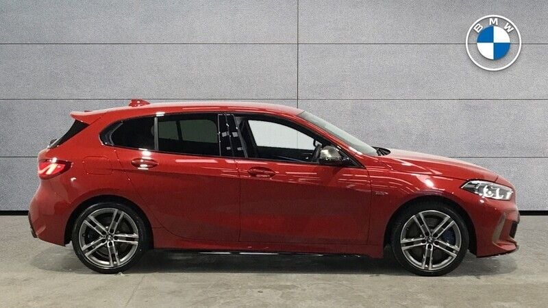 Used BMW M135 M Sport 302 HP (222 kW) 2020 Red Hatchback