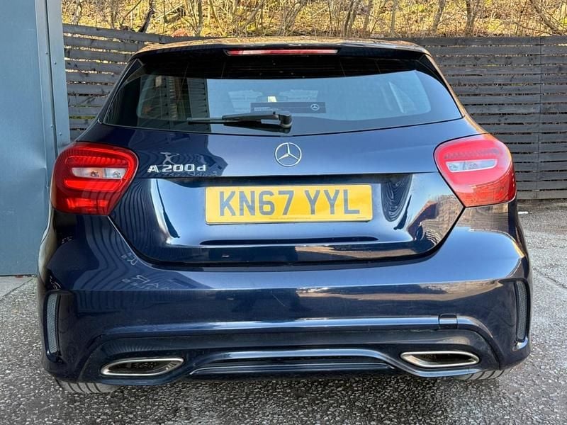 Used Mercedes A200 AMG line 2017 Blue Hatchback