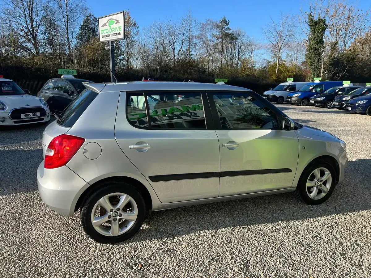 Used Skoda Fabia SE 69 HP (50 kW) 2013 Silver Hatchback