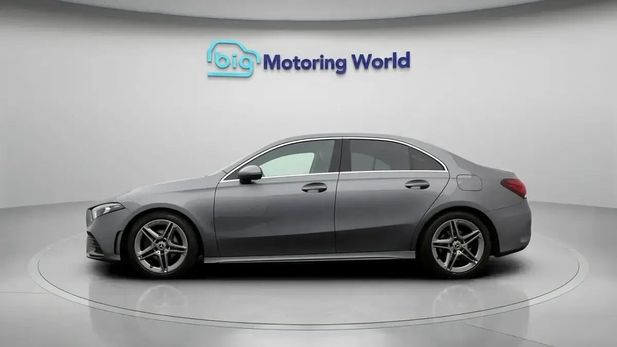 Used Mercedes A200 AMG line 163 HP (119 kW) 2019 Grey Sedan