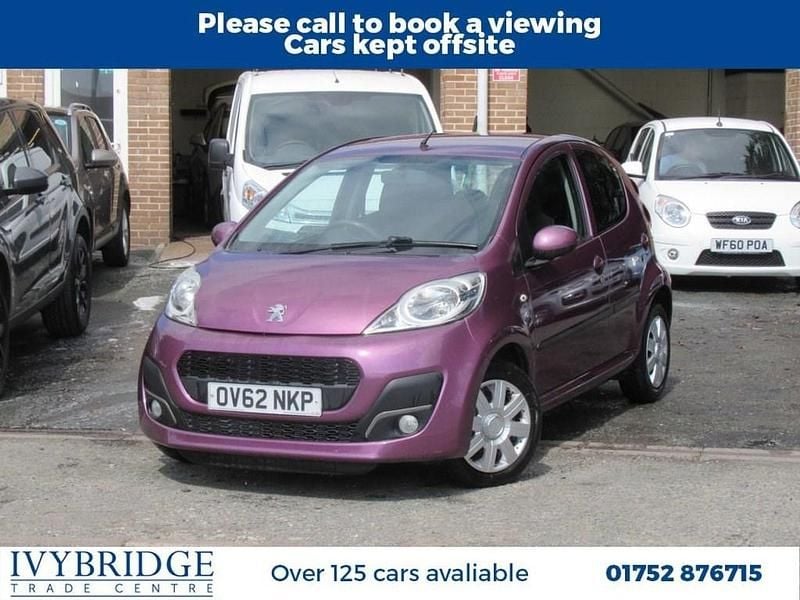 Mauve/purple Used 2012 Peugeot 107 Active Hatchback | £2,495 (Fair price) - Image 1/2