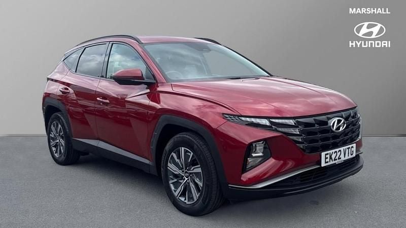 Sunset red Used 2022 Hyundai Tucson SE SUV | £17,382 (Good price) - Image 1/4
