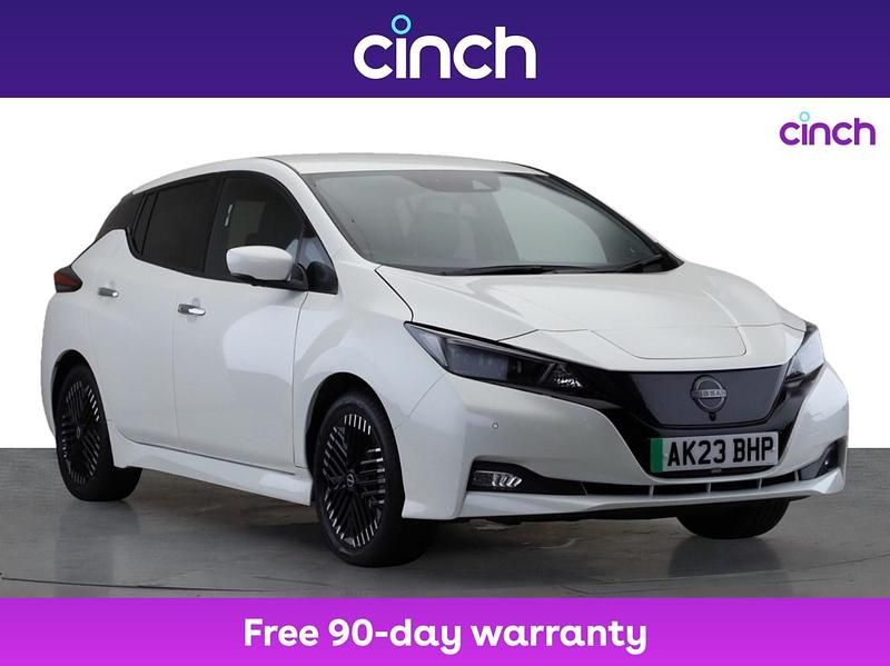 White Used 2023 Nissan Leaf Tekna Hatchback | £12,649 (Fair price) - Image 1/3