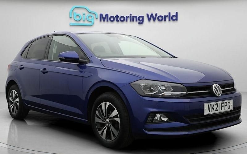 Used VW Polo Match 80 HP (58 kW) 2021 Blue Hatchback