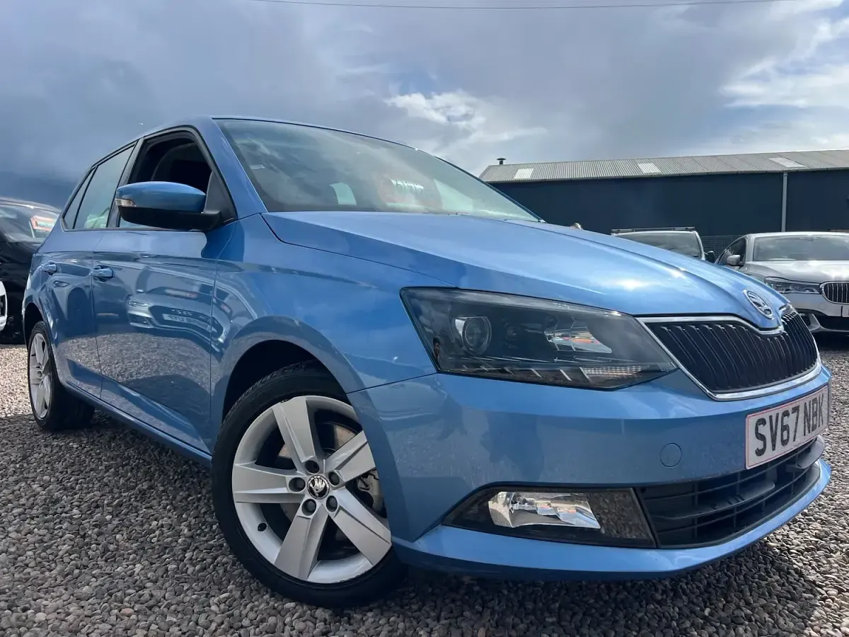 Used Skoda Fabia SE L 110 HP (80 kW) 2017 Blue Hatchback