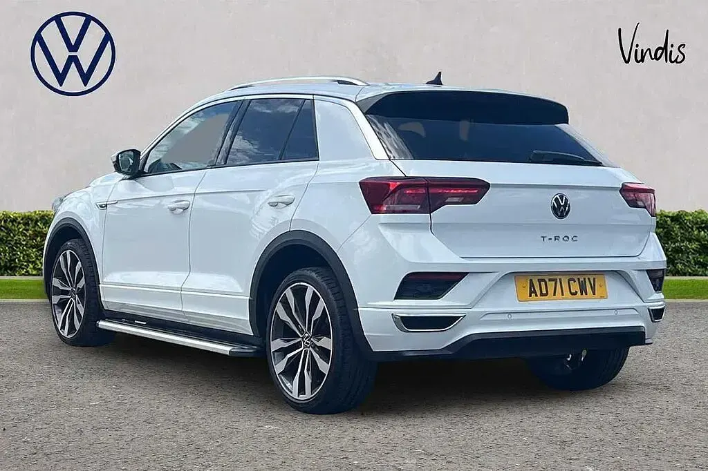 Used VW T-Roc R-line 150 HP (110 kW) 2021 White SUV