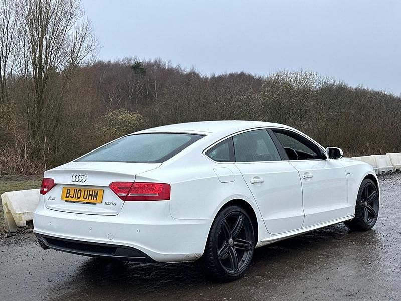 Used Audi A5 S-Line 170 HP (125 kW) 2010 White Coupe