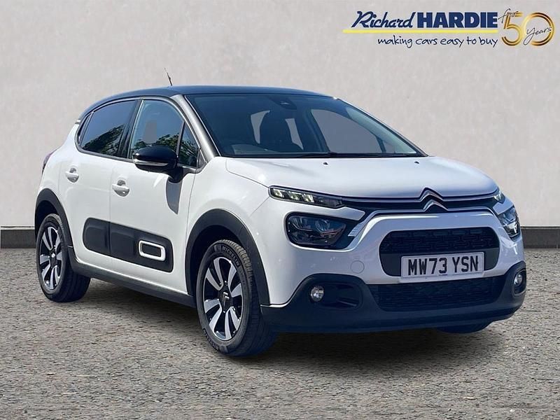 White Used 2024 Citroën C3 PureTech Hatchback | £14,499 (Fair price) - Image 1/3
