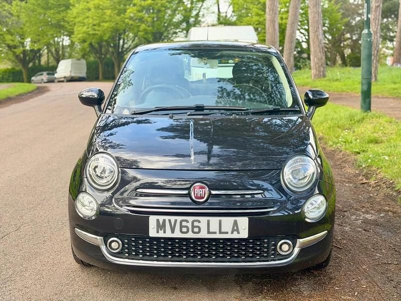 Used Fiat 500 Lounge 69 HP (50 kW) 2016 Black Hatchback