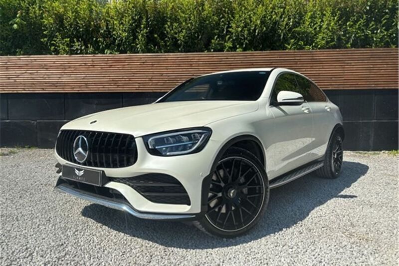 White Used 2019 Mercedes GLC220 AMG line Coupe | £25,990 (Fair price) - Image 1/4