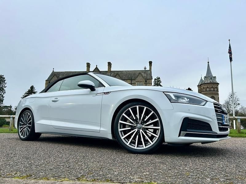 Used Audi A5 Cabriolet S-Line 2017 White Cabriolet