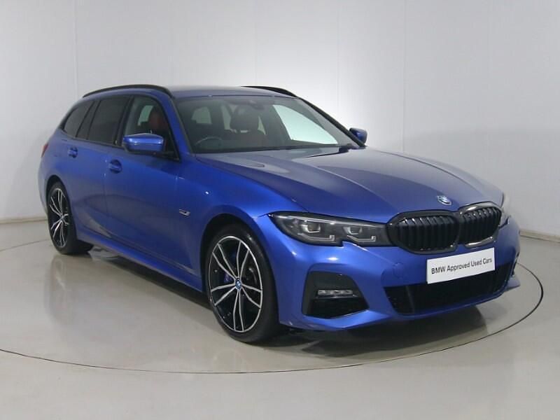 Used BMW 330e M Sport 288 HP (211 kW) 2022 Blue Estate