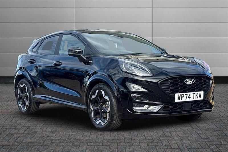 Black Used 2024 Ford Puma ST-Line X Hatchback | £20,595 (Expensive) - Image 1/4
