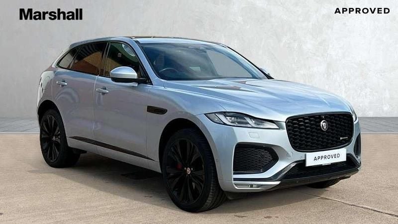 Silver Used 2021 Jaguar F-Pace R-Dynamic SUV | £40,966 (Fair price) - Image 1/4