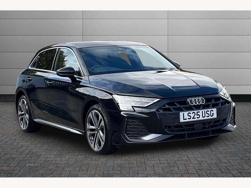 Black Used 2025 Audi A3 e-tron S-Line Hatchback | £29,850 (A bit pricey) - Image 1/4