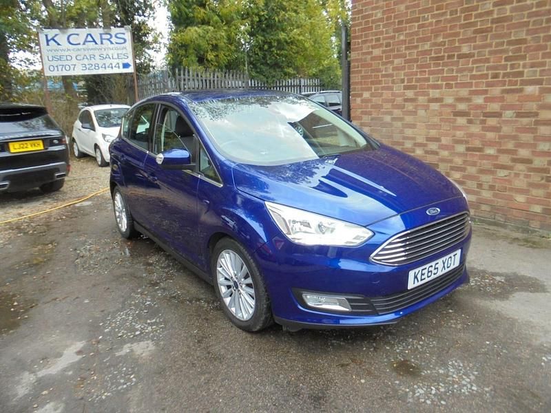 Used Ford C-MAX Titanium 125 HP (91 kW) 2015 Blue MPV