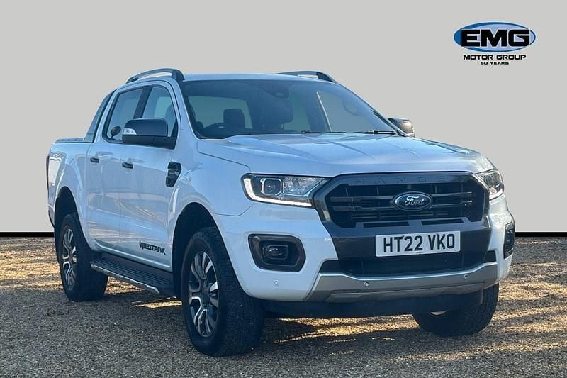 White Used 2022 Ford Ranger Wildtrack Pickup | £20,995 (Good price) - Image 1/3