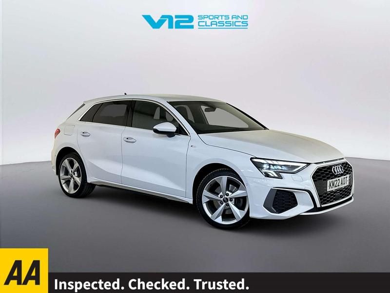 Used Audi A3 Sportback e-tron S-Line 204 HP (150 kW) 2022 White Hatchback
