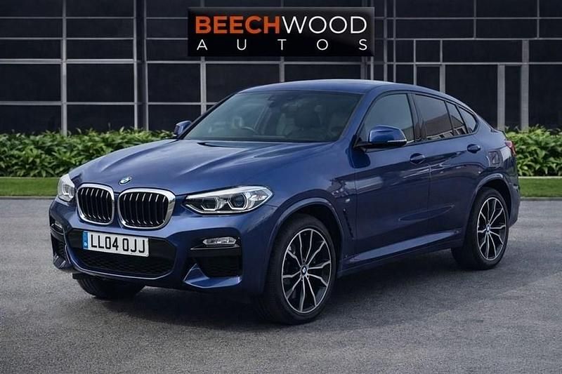 Used BMW X4 M Sport 190 HP (139 kW) 2019 Blue SUV