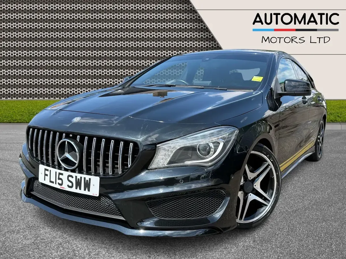 Used Mercedes CLA180 AMG 122 HP (89 kW) 2015 Black Coupe