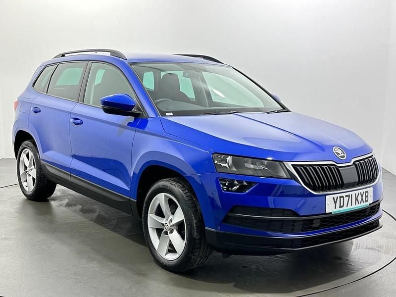Blue Used 2021 Skoda Karoq SE SUV | £12,388 (Super price) - Image 1/3