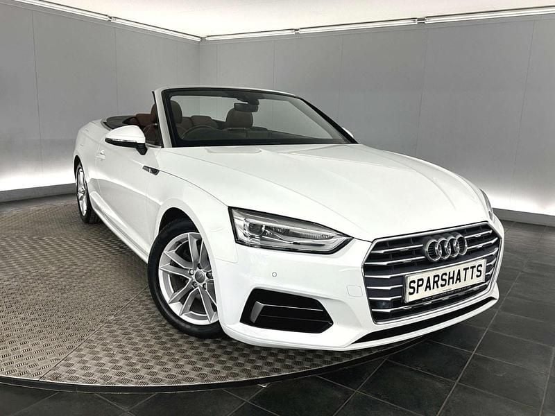 Used Audi A5 Cabriolet Sport 2018 White Cabriolet