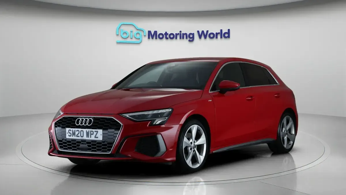 Used Audi A3 S-Line 148 HP (108 kW) 2020 Red Sedan