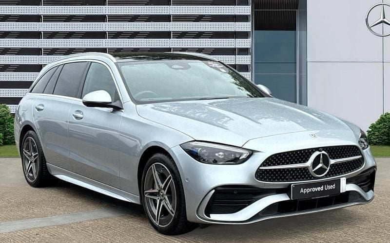 Used 2025 Mercedes C300e AMG Line Premium Plus Estate | £34,927 (Super price) - Image 1/4