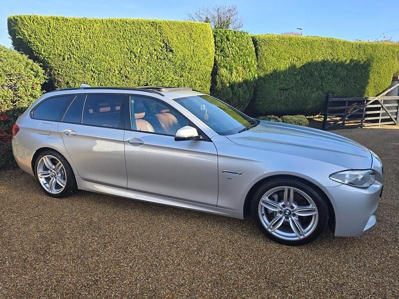 Silver Used 2013 BMW 535 M Sport Estate | £15,494 (Good price) - Image 1/4