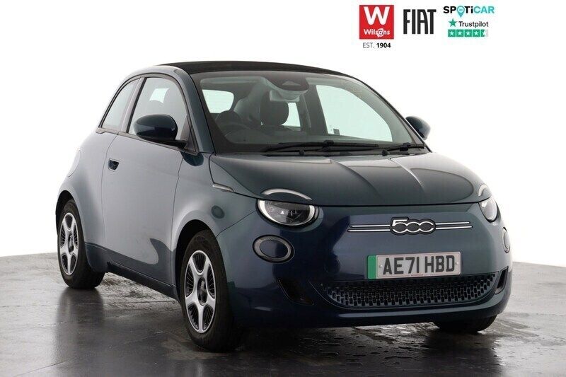 Green Used 2021 Fiat 500e Passion Cabriolet | £15,699 (Expensive) - Image 1/3