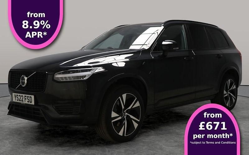 Black Used 2022 Volvo XC90 R-Design SUV | £40,606 (Good price) - Image 1/3
