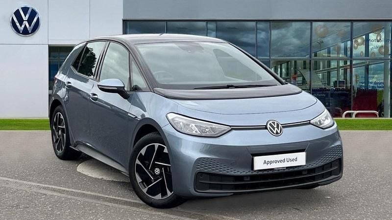 Blue Used 2021 VW ID.3 Pure Hatchback | £15,176 (Fair price) - Image 1/4