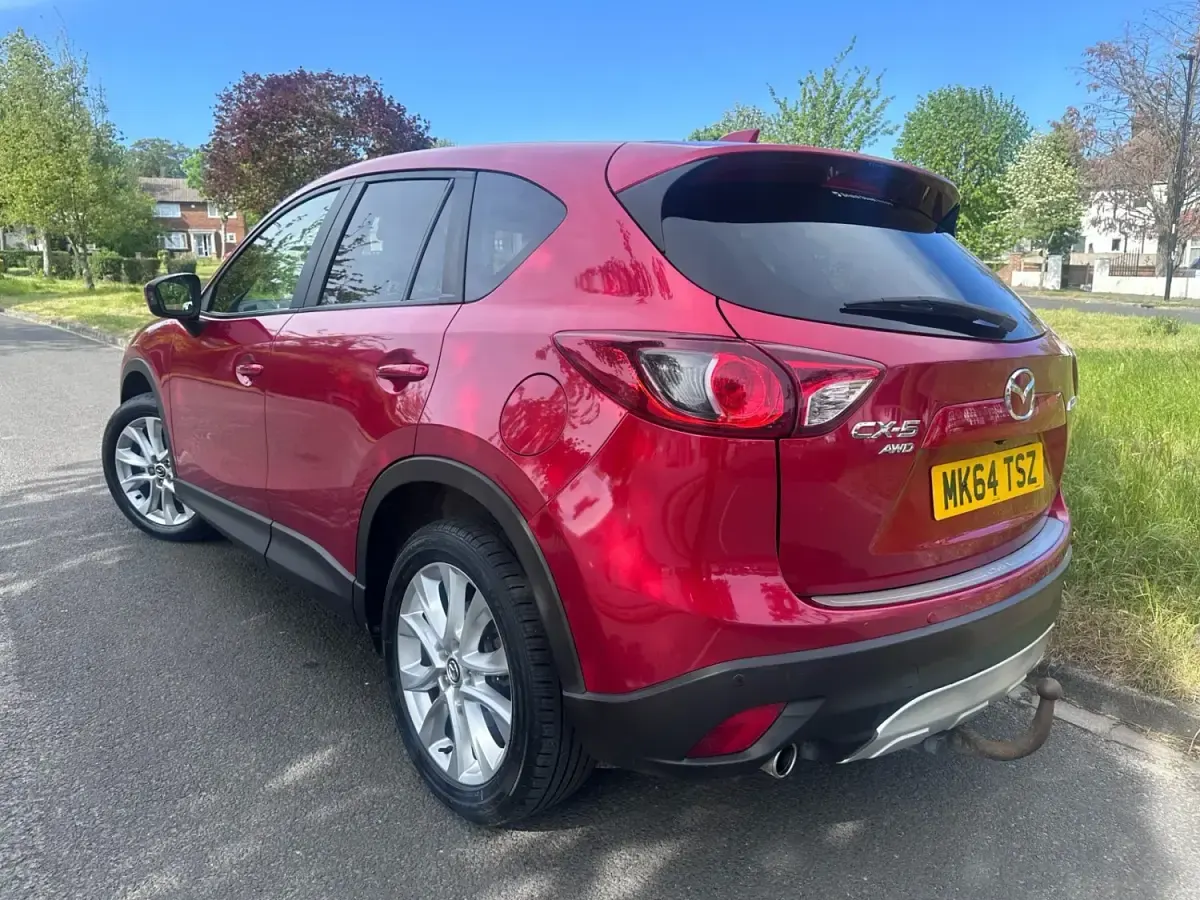 Second-hand Mazda CX-5 Inclusive 175 CP (128 kW) 2014 Roșu SUV