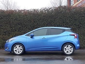 Used Nissan Micra N-Connecta 90 HP (66 kW) 2017 Blue Hatchback