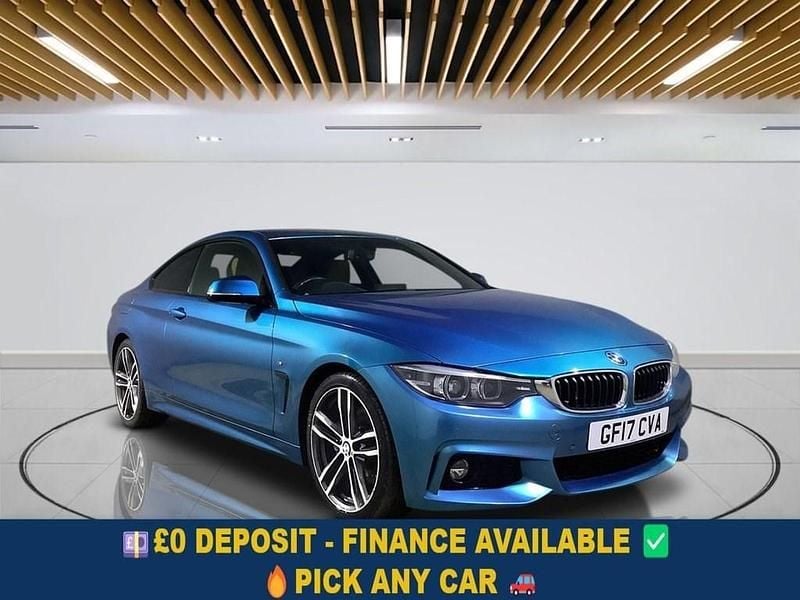 Blue Used 2017 BMW 420 M Sport Coupe | £13,949 (Fair price) - Image 1/4