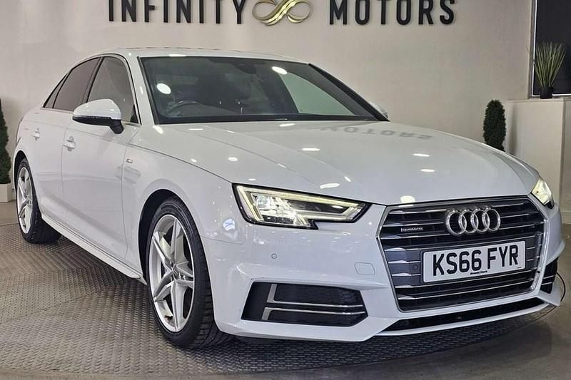 White Used 2016 Audi A4 S-Line Sedan | £11,100 (Fair price) - Image 1/1