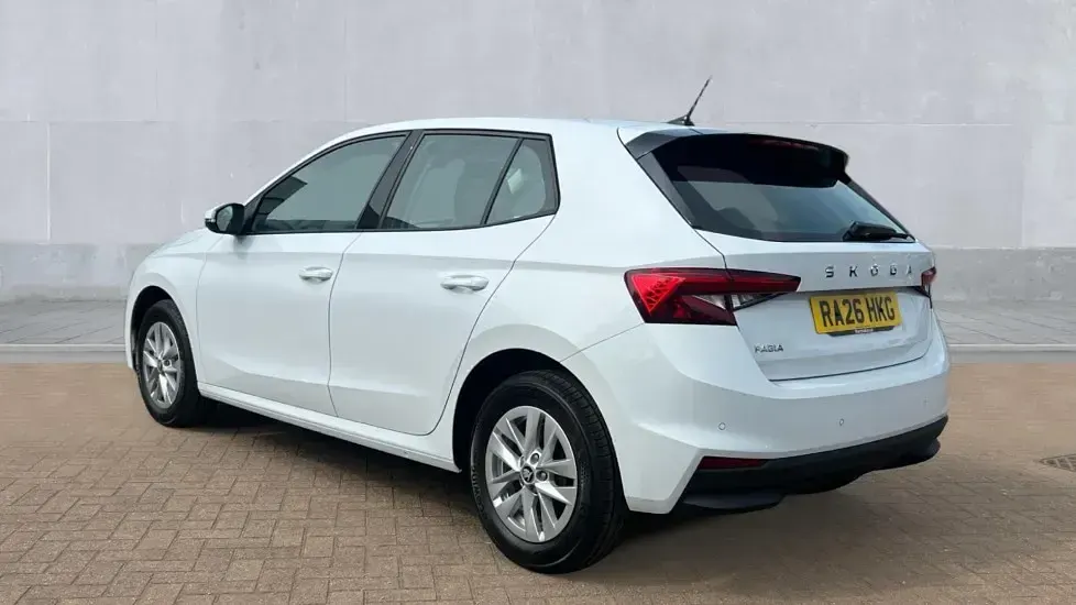 New Skoda Fabia SE 116 HP (85 kW) 2026 Moon white metallic Hatchback