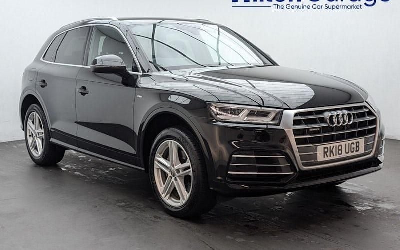 Black Used 2018 Audi Q5 S-Line SUV | £18,550 (Good price) - Image 1/4