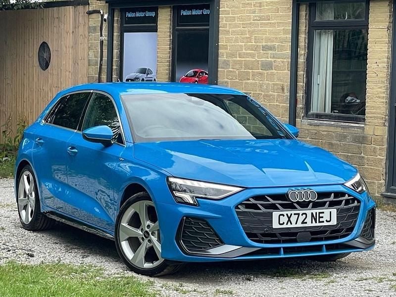Blue Used 2022 Audi A3 S-Line Hatchback | £19,990 (Good price) - Image 1/4