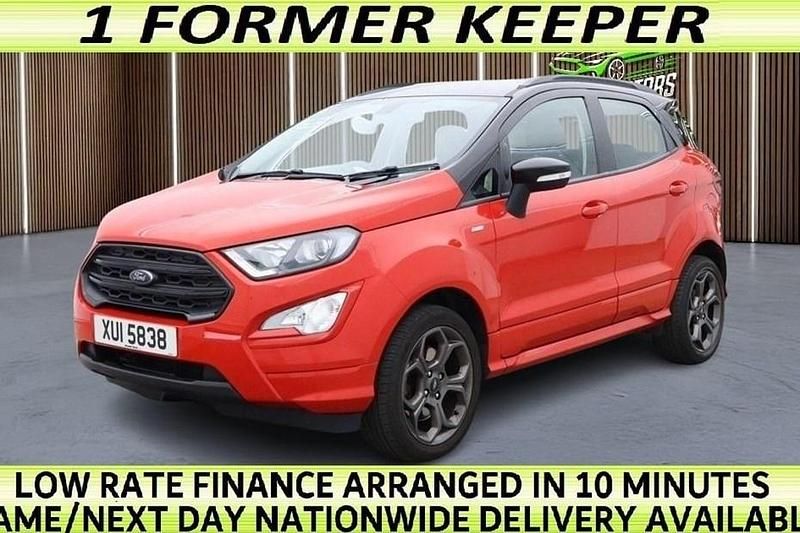 Red Used 2019 Ford Ecosport ST-Line SUV | £9,444 (Good price) - Image 1/1