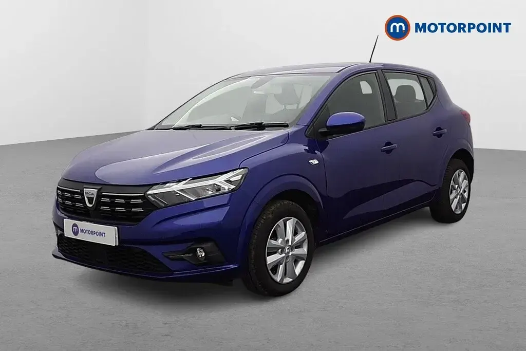Used Dacia Sandero Comfort 91 HP (66 kW) 2021 Blue Hatchback