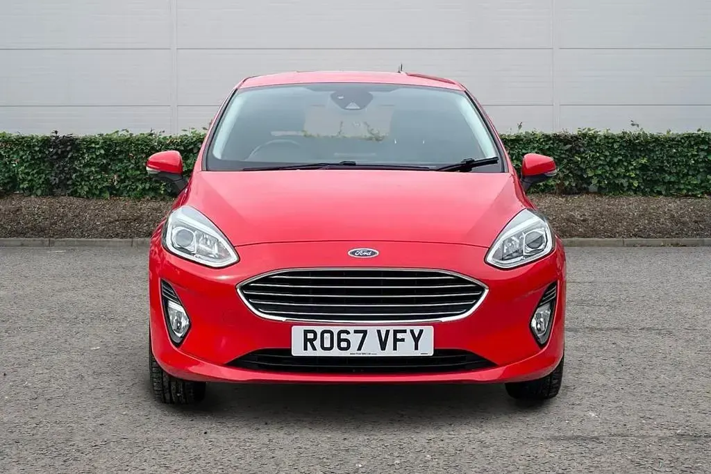 Used Ford Fiesta Titanium 2017 Red Hatchback