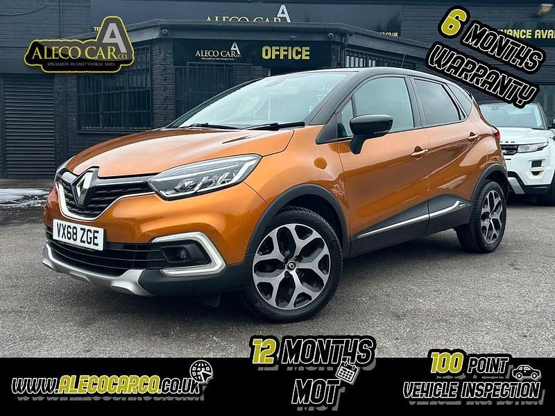 Orange black Used 2018 Renault Captur GT-Line SUV | £7,495 (Fair price) - Image 1/4